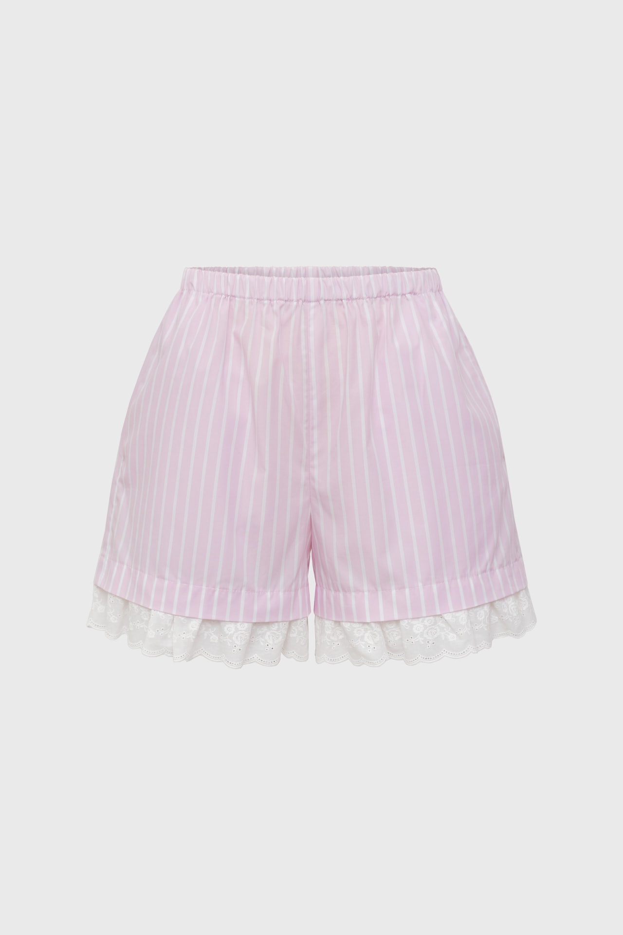 Шорты кружевом по низу