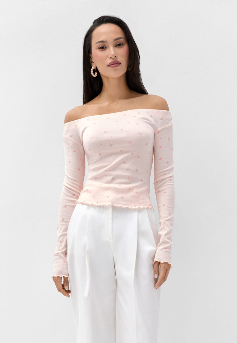 Топ с открытыми плечами