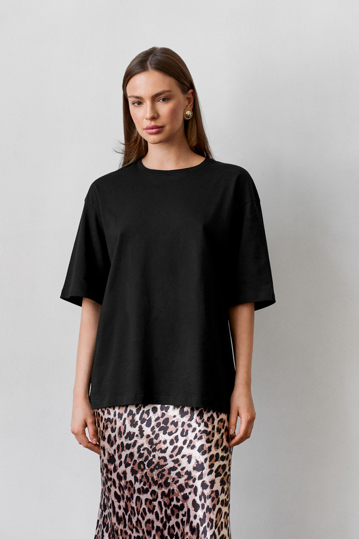Футболка oversize из хлопка