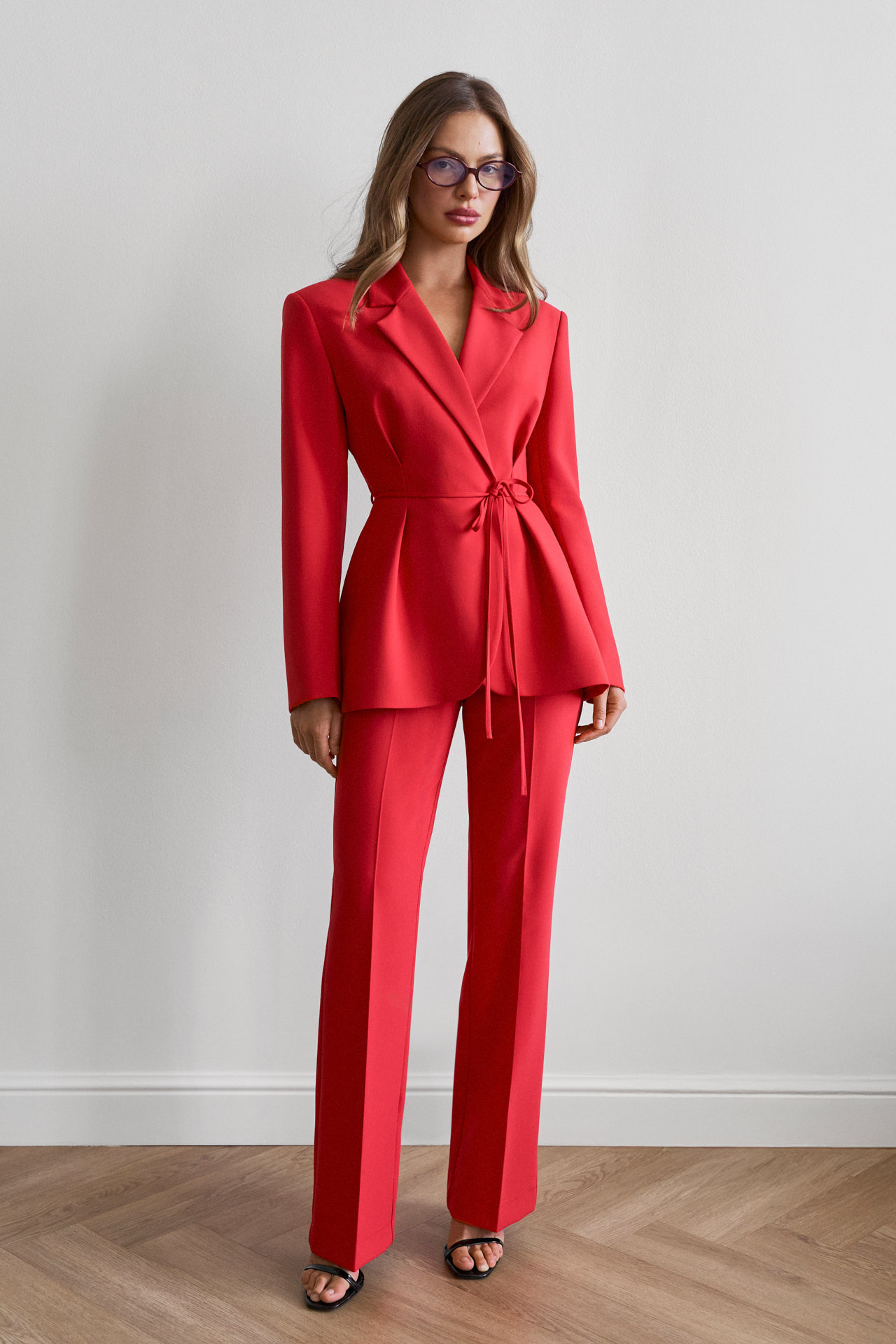 Брюки прямого кроя