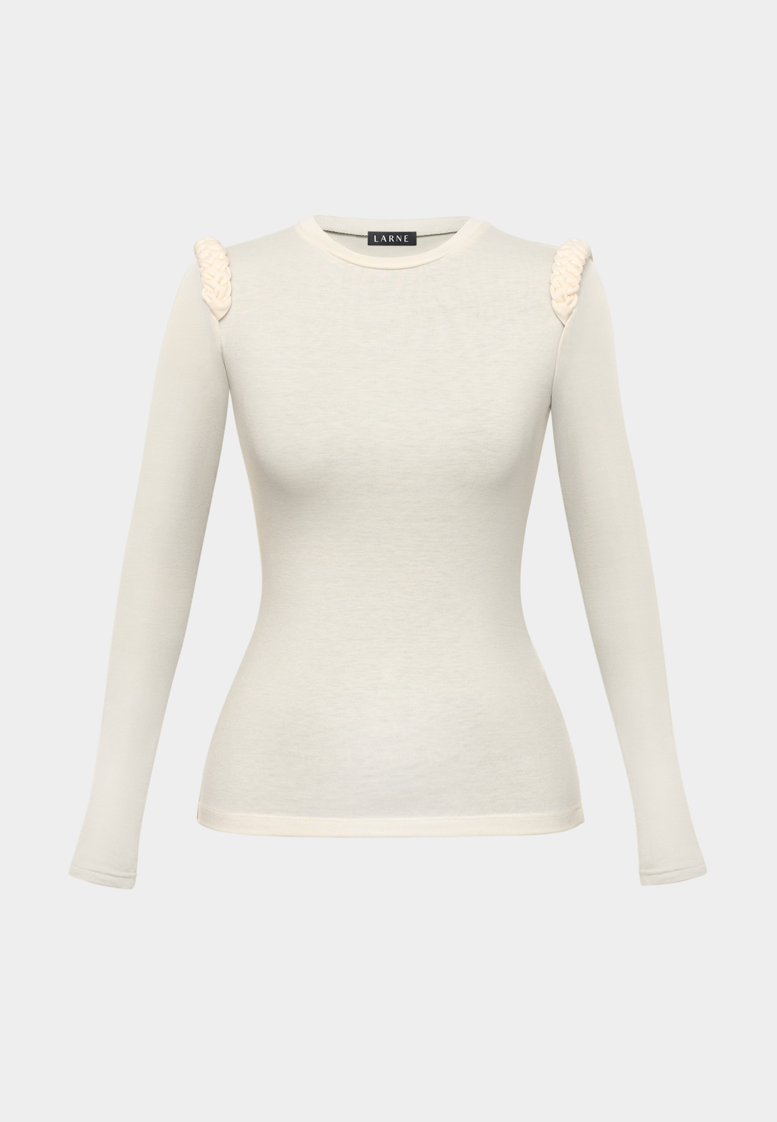 Джемпер с косами из мягкого трикотажа