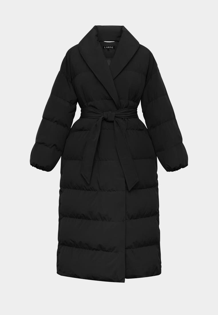 Пуховик в чёрном цвете