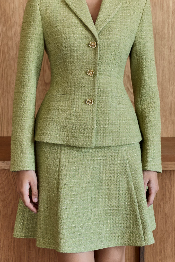 Юбка из твида с клиньями