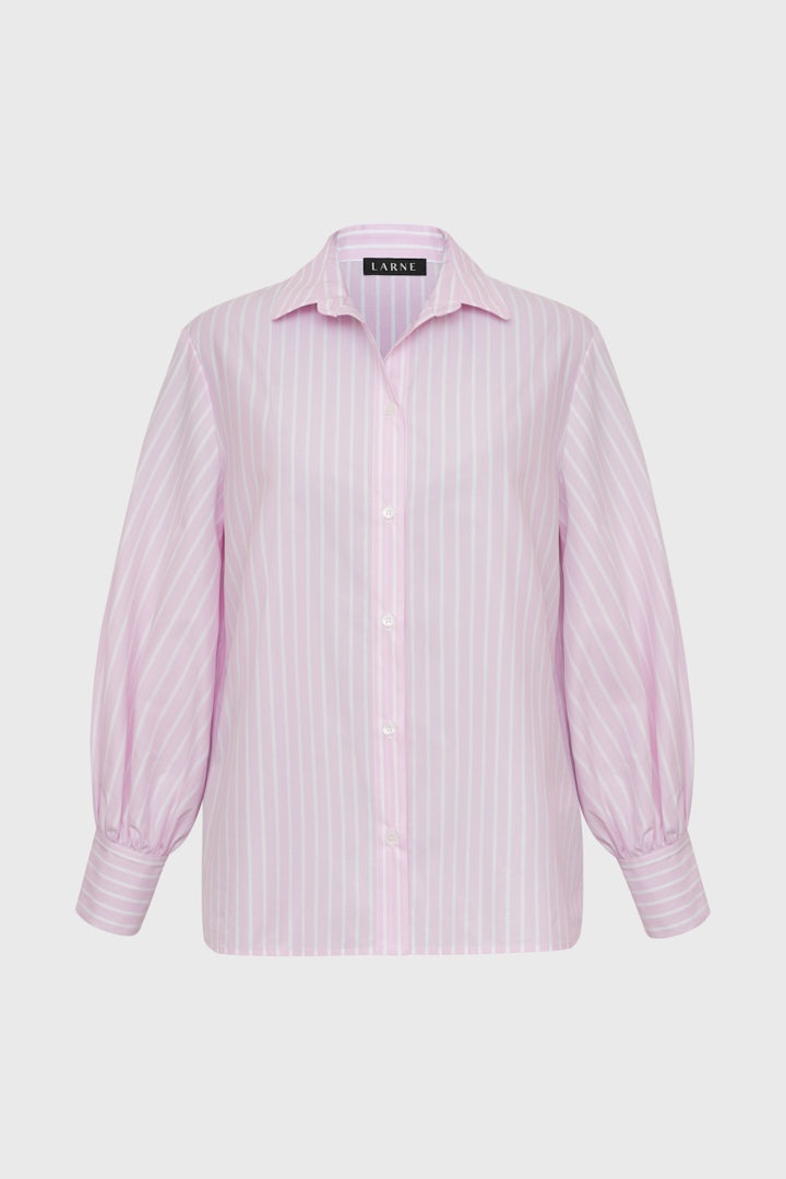 Блузка из хлопка в полоску