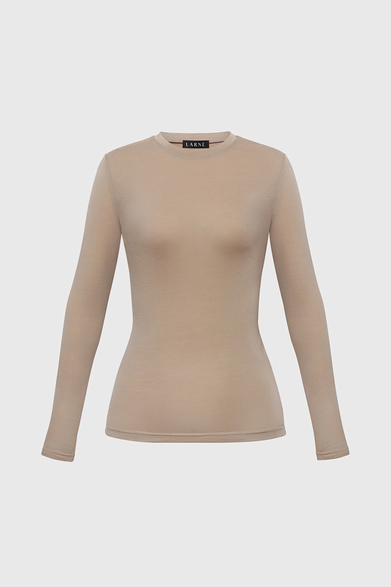 Джемпер из шелковистого трикотажа