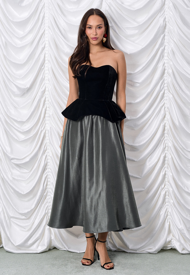 Юбка из вискозной парчи