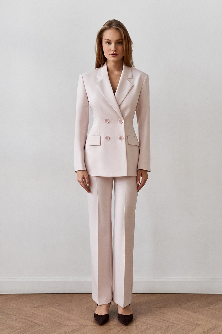 Брюки прямые со стрелками