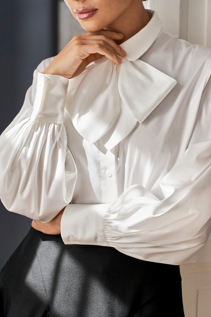 Бант съёмный из хлопка