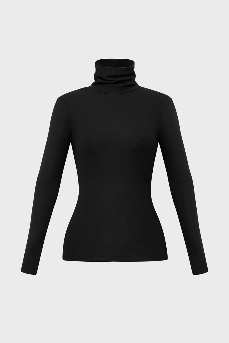 Джемпер с высоким воротом